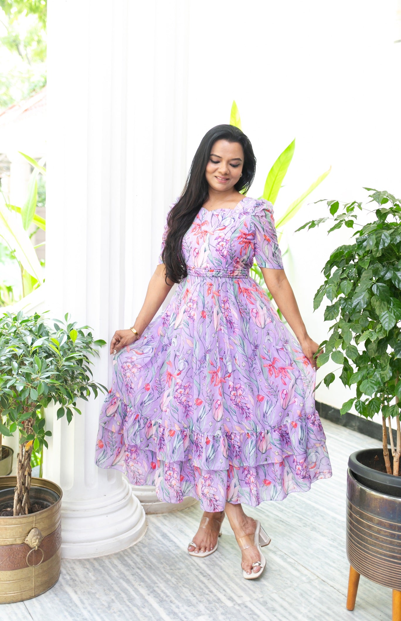Garden Of Calm Maternity Feeding Dress