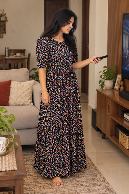 Colourfull hearts Zipless Feeding maxi