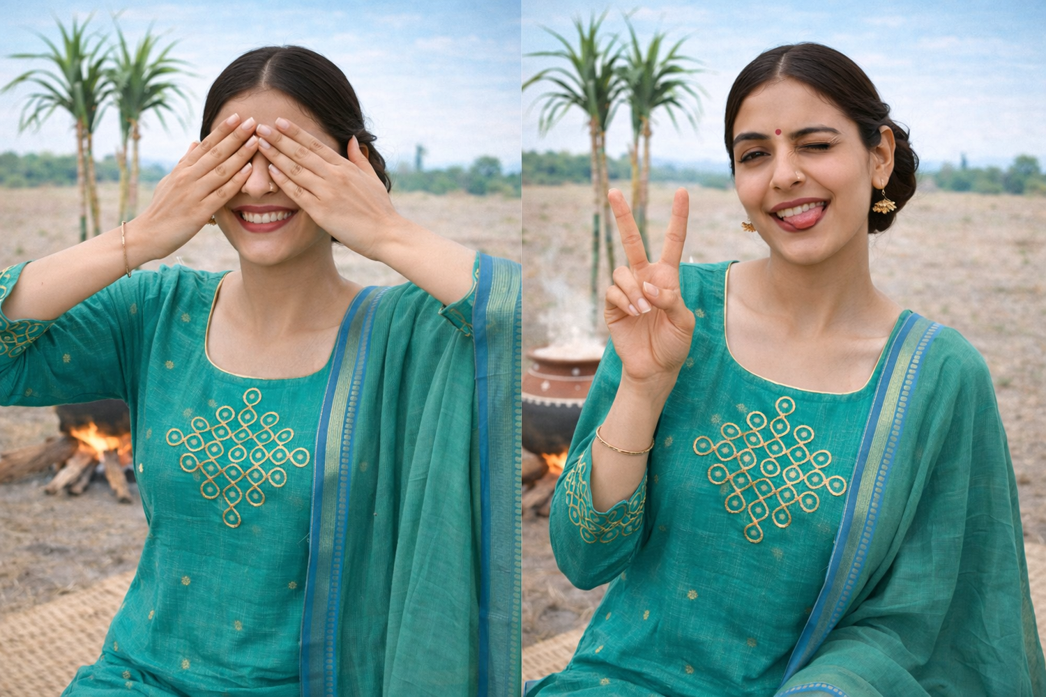 Alagu Maternity Feeding Salwar Set