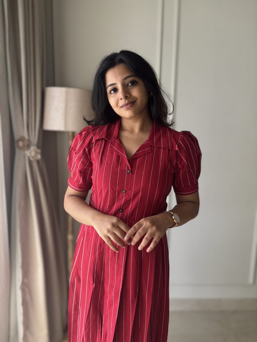 Cherry Maternity Feeding Dress