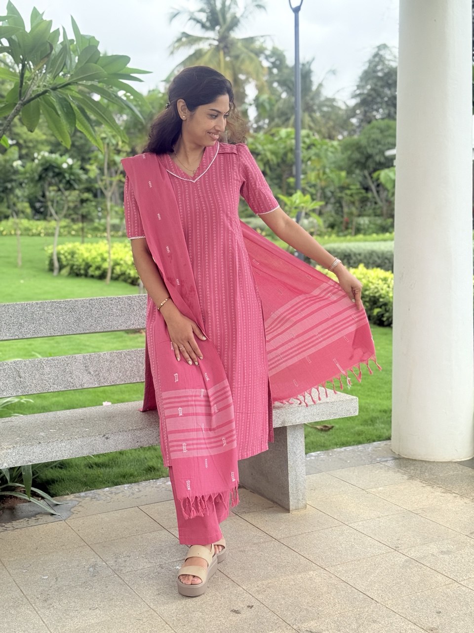 Paint me pink Maternity Feeding Salwar Set