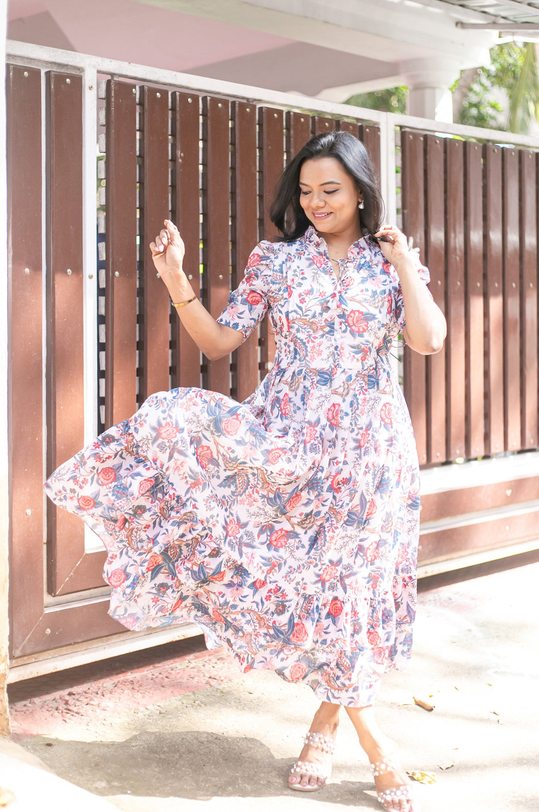 English Garden Maternity Feeding Dress