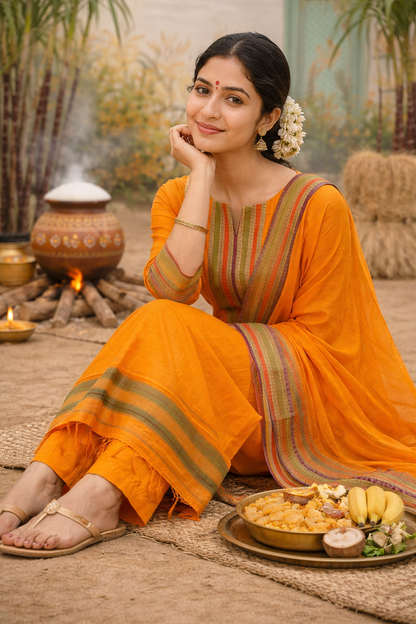 Selvam Maternity Feeding salwar Set