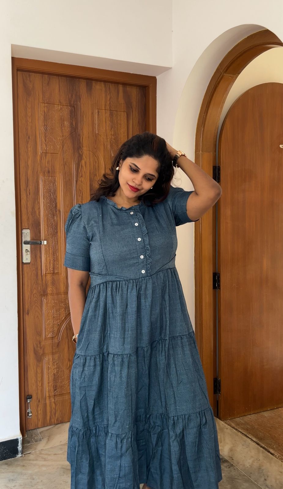 Its Not Denim Maternity Feeding Dress