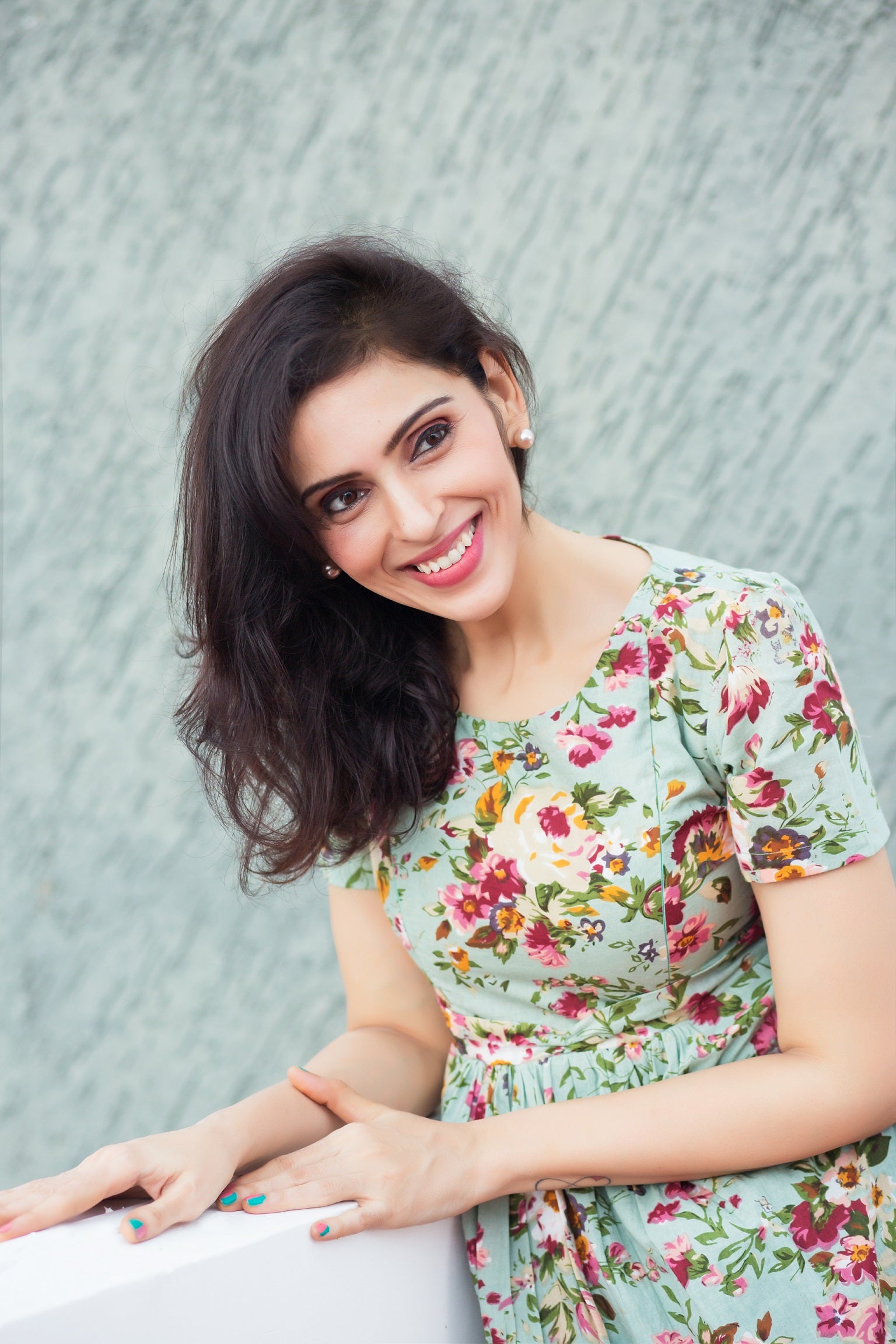 English Rose Maternity Feeding Dress